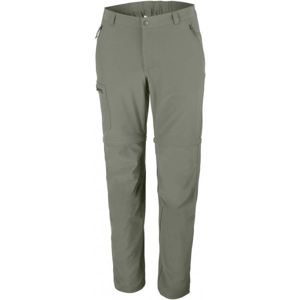 Columbia TRIPLE CANYON CONVERTIBLE PANT Pánske outdoorové nohavice, svetlo zelená, veľkosť 40/32