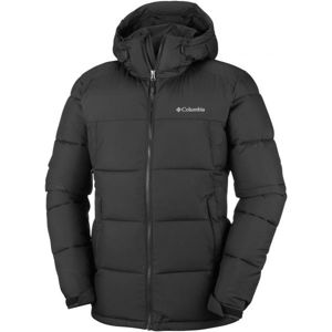 Columbia PIKE LAKE HOODED JACKET Pánska zimná bunda, čierna, veľkosť L