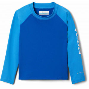 Columbia SANDY SHORES LONG SLEEVE SUNGUARD Detské tričko, modrá, veľkosť XXS