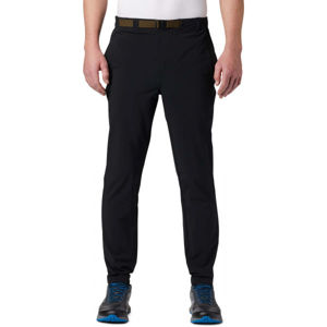 Columbia LODGE WOVEN JOGGER Pánske outdoorové nohavice, čierna, veľkosť XL