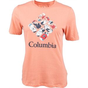 Columbia BLUEBIRD DAY RELAXED CREW NECK Dámske tričko, lososová, veľkosť L