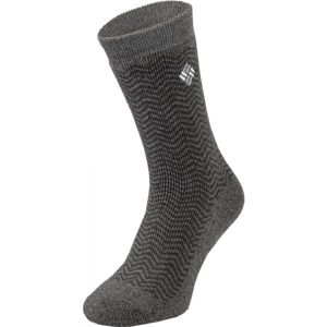 Columbia THERMAL CREW Pánske ponožky, tmavo sivá, veľkosť