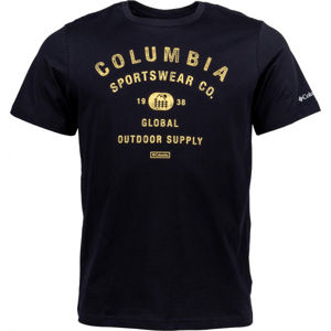 Columbia M PATH LAKE GRAPHIC TEE Pánske tričko, čierna, veľkosť S