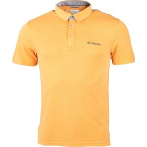 Columbia NELSON POINT POLO Pánske polo tričko, oranžová, veľkosť L