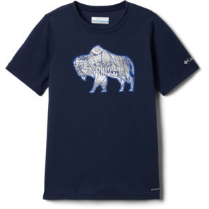 Columbia RANCO LAKE SHORT SLEEVE TEE modrá XS - Detské tričko