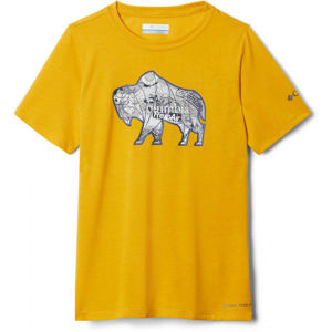 Columbia RANCO LAKE SHORT SLEEVE TEE žltá L - Detské tričko