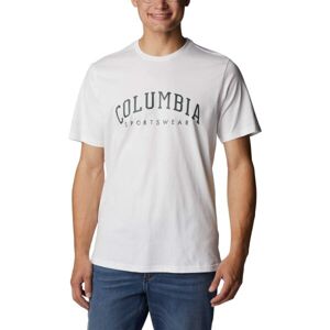 Columbia ROCKAWAY RIVER GRAPHIC SS TEE Pánske tričko, biela, veľkosť XL