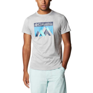 Columbia ZERO RULES SHORT Pánske tričko, tmavo sivá, veľkosť 2XL