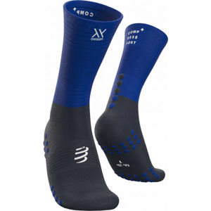 Compressport MID COMPRESSION SOCKS Bežecké ponožky, modrá, veľkosť 39-41
