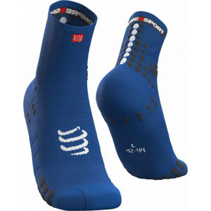 Compressport RACE V3.0 RUN HI Bežecké ponožky, modrá, veľkosť 39-41