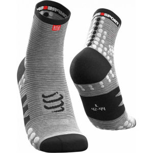 Compressport PRO RACING SOCKS V3.0 Bežecké ponožky, sivá, veľkosť 39-41