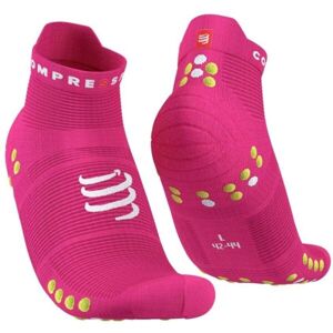 Compressport PRO RACING SOCKS V4.0 RUN Bežecké ponožky, ružová, veľkosť T1