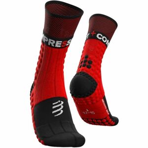 Compressport Zimné  bežecké ponožky Zimné  bežecké ponožky, červená, veľkosť T4