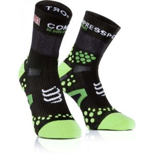Compressport RUN HI V2.1 zelená T1 - Kompresné ponožky
