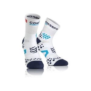 Compressport RUN HI V2.1 tmavo modrá T4 - Kompresné ponožky