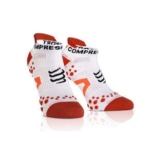 Compressport RUN LO červená T4 - Kompresné ponožky