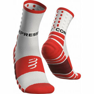 Compressport SHOCK ABSORB SOCKS Bežecké ponožky, biela, veľkosť T4