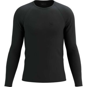 Compressport TRAINING TSHIRT LS Pánske tréningové tričko s dlhým rukávom, čierna, veľkosť L