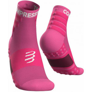 Compressport TRAINING SOCKS 2-PACK Športové ponožky, ružová, veľkosť 35-38