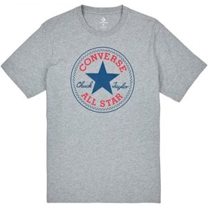 Converse CHUCK PATCH TEE šedá XL - Pánske tričko