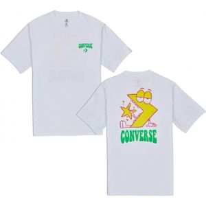 Converse MUNCHY STAR CHEVRON TEE biela XL - Pánske tričko