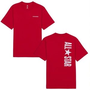 Converse ALL STAR SHORT SLEEVE TEE červená S - Pánske tričko