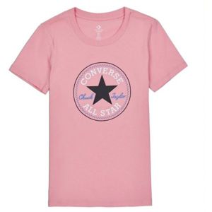 Converse CHUCK PATCH NOVA TEE svetlo ružová M - Dámske tričko