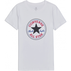 Converse CHUCK PATCH NOVA TEE biela XS - Dámske tričko