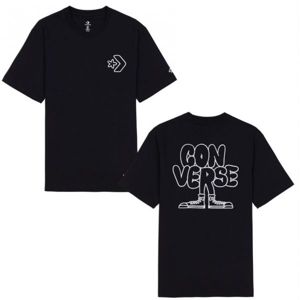 Converse CARTOON CHUCK TEE čierna M - Pánske tričko