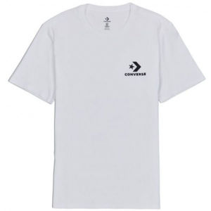 Converse LEFT CHEST STAR CHEVRON TEE biela XL - Pánske tričko