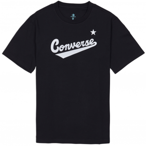Converse CENTER FRONT LOGO TEE Pánske tričko, čierna, veľkosť XL