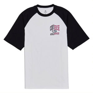 Converse ICON REMIX RAGLAN TEE biela XL - Pánske tričko