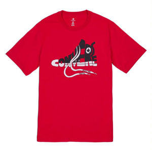 Converse ART TEE 3 červená M - Pánske tričko