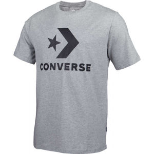 Converse STAR CHEVRON TEE Pánske tričko, sivá, veľkosť M
