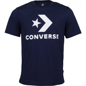 Converse STAR CHEVRON TEE tmavo modrá S - Pánske tričko