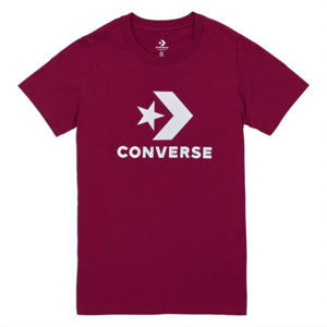 Converse STAR CHEVRON TEE vínová L - Dámske tričko