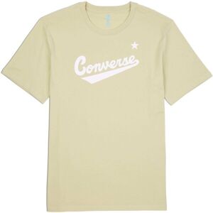 Converse CENTER FRONT LOGO TEE Pánske tričko, svetlo zelená, veľkosť L