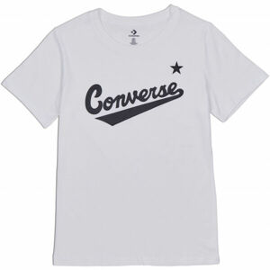 Converse SCRIPTED WORDMARK TEE Dámske tričko, biela, veľkosť L