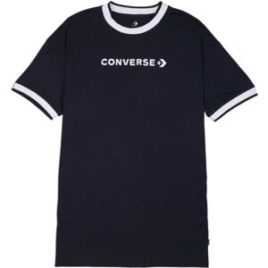 Converse WORDMARK TEE DRESS Dámske šaty, čierna, veľkosť