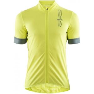 Craft RISE žltá XL - Pánsky cyklistický dres
