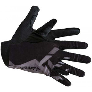 Craft PIONEER CONTROL Cyklistické rukavice, čierna, veľkosť S