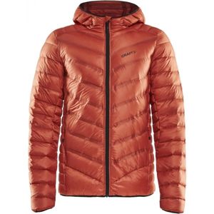 Craft LIGHTWEIGHT DOWN Pánska zimná bunda, oranžová, veľkosť XL
