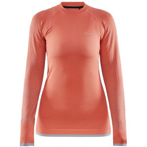 Craft ADV WARM FUSEKNIT INTENSITY LS W Dámske funkčné tričko, oranžová, veľkosť M