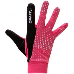 Craft BRILLIANT ružová XS - Funkčné bežecké rukavice