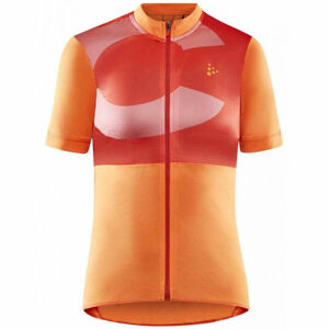 Craft CORE ENDUR ORG Dámsky cyklistický dres, oranžová, veľkosť XL