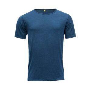Devold SULA MAN TEE Pánske tričko, modrá, veľkosť XL