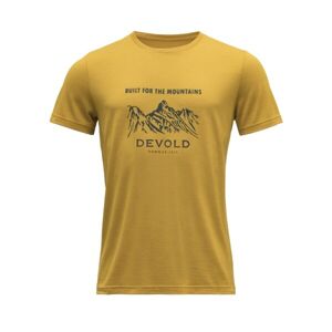 Devold ULSTEIN MAN TEE Pánske tričko, žltá, veľkosť L