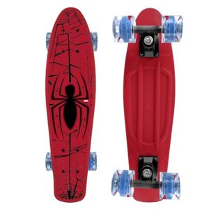 Disney SPIDERMAN Skateboard (fishboard), červená, veľkosť os