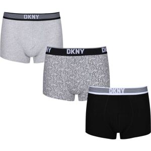 DKNY GENEVA Pánske boxerky, sivá, veľkosť XL