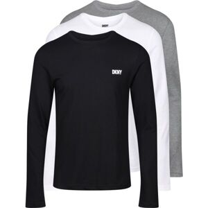 DKNY WARRIOR Pánske tričko s dlhým rukávom, čierna, veľkosť L